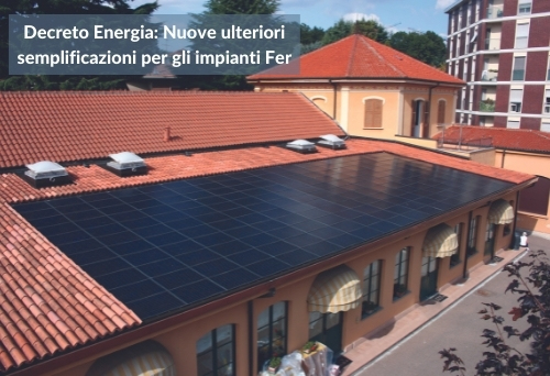 Decreto Energia semplificazioni Fer