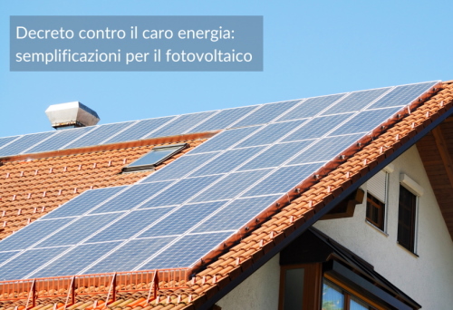 semplificazioni per l’installazione di impianti fotovoltaici