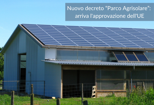 Parco Agrisolare Decreto fotovoltaico