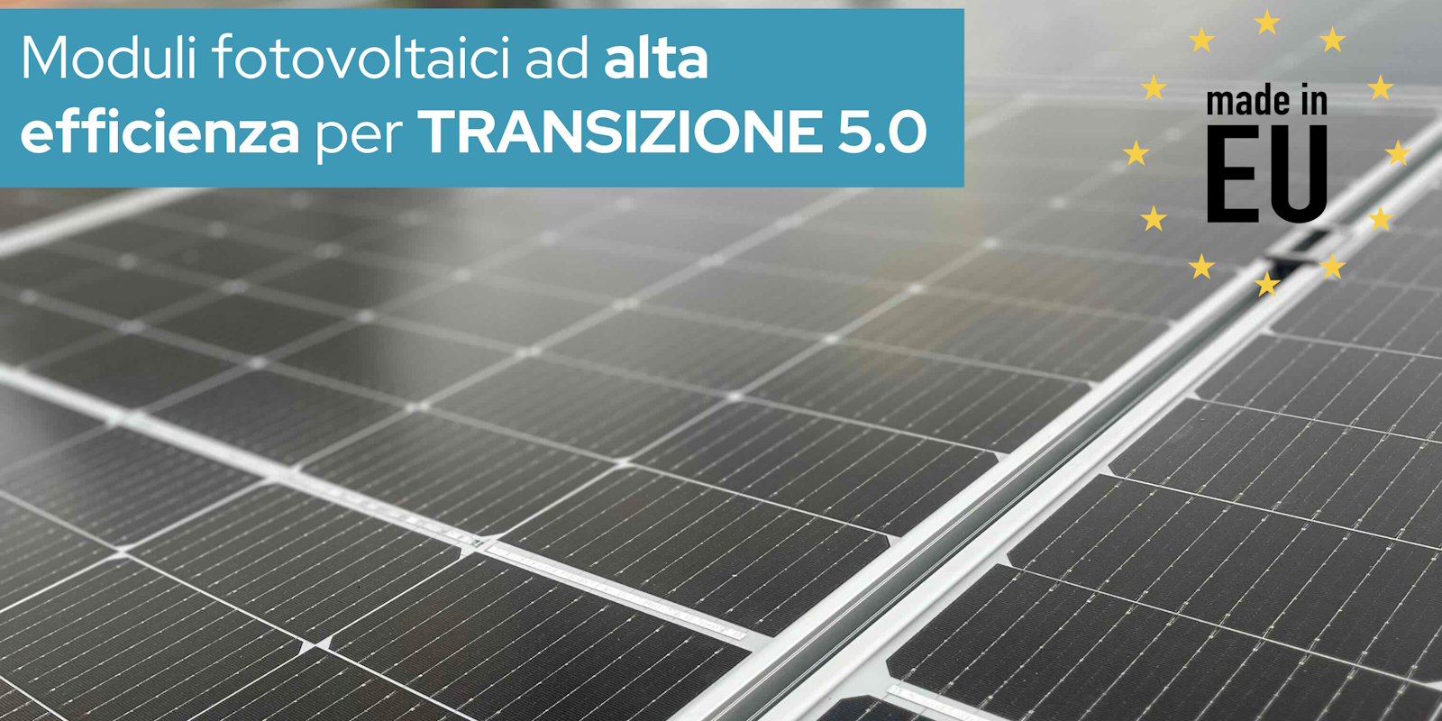 moduli fotovoltaici per transizione 5.0