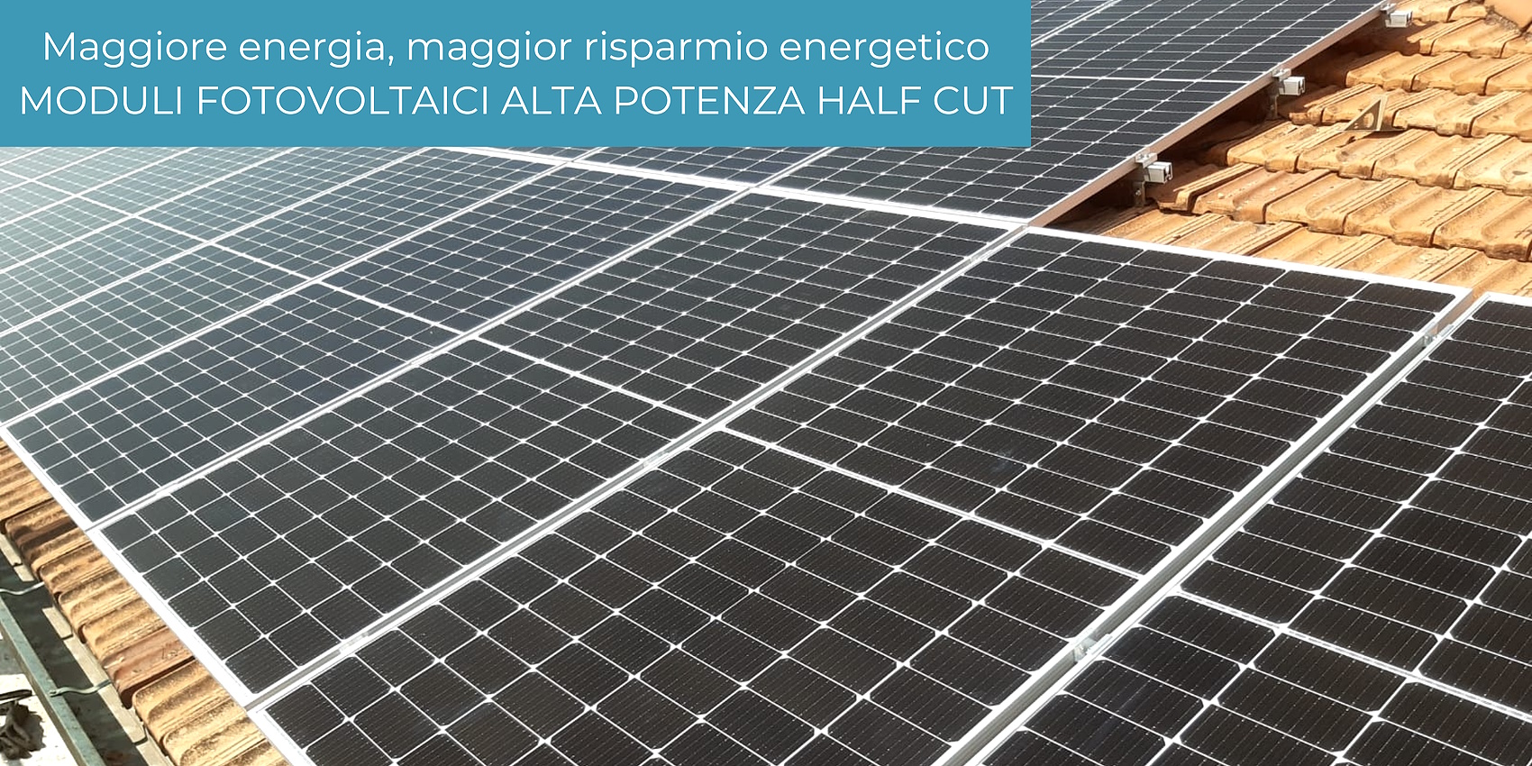 maggiore energia, maggior risparmio energetico moduli fotovoltaici ad alta potenza halfcut